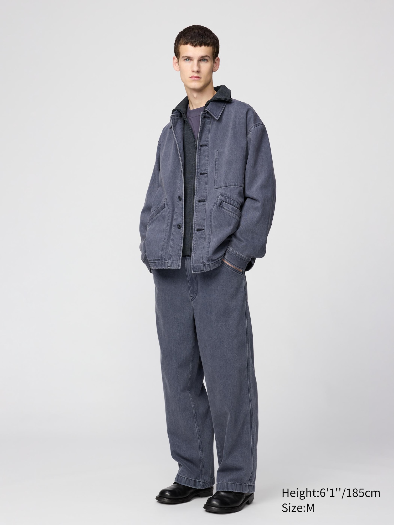 Oversized Color Denim Jacket | UNIQLO US