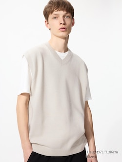 Knitted V-Neck Vest