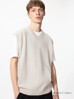 Knitted V-Neck Vest