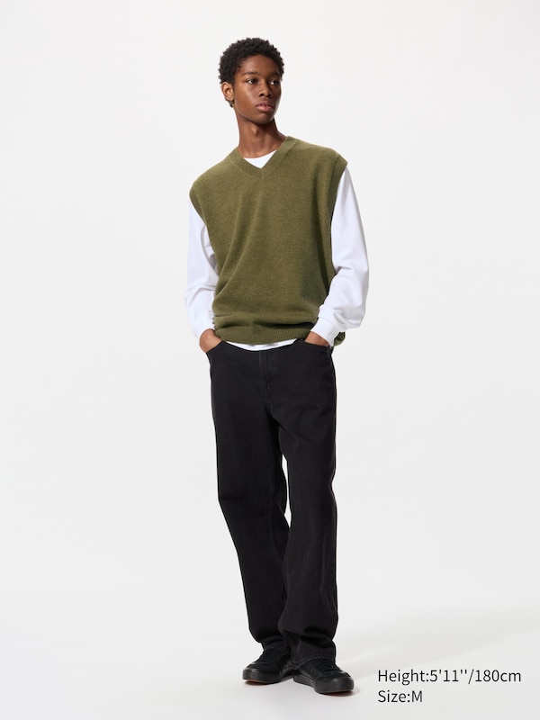 Knitted V-Neck Vest