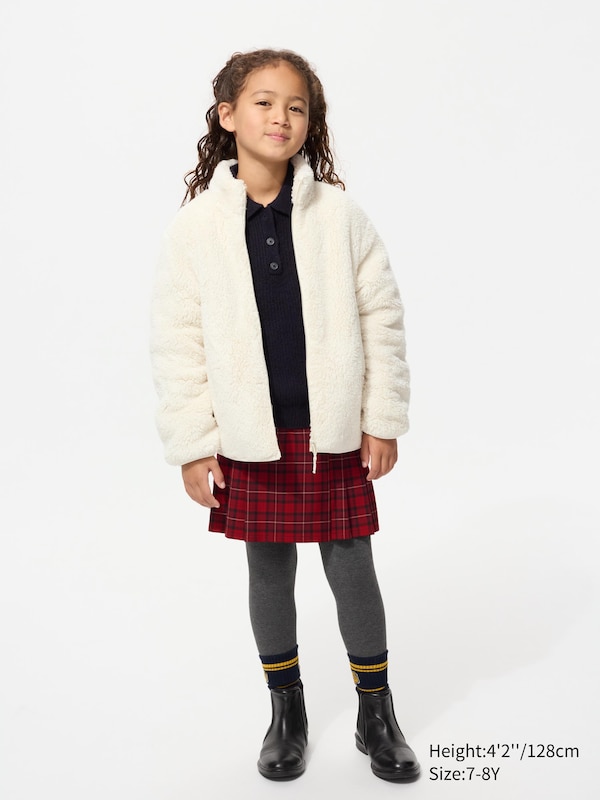 Pleated Mini Skort | Checked