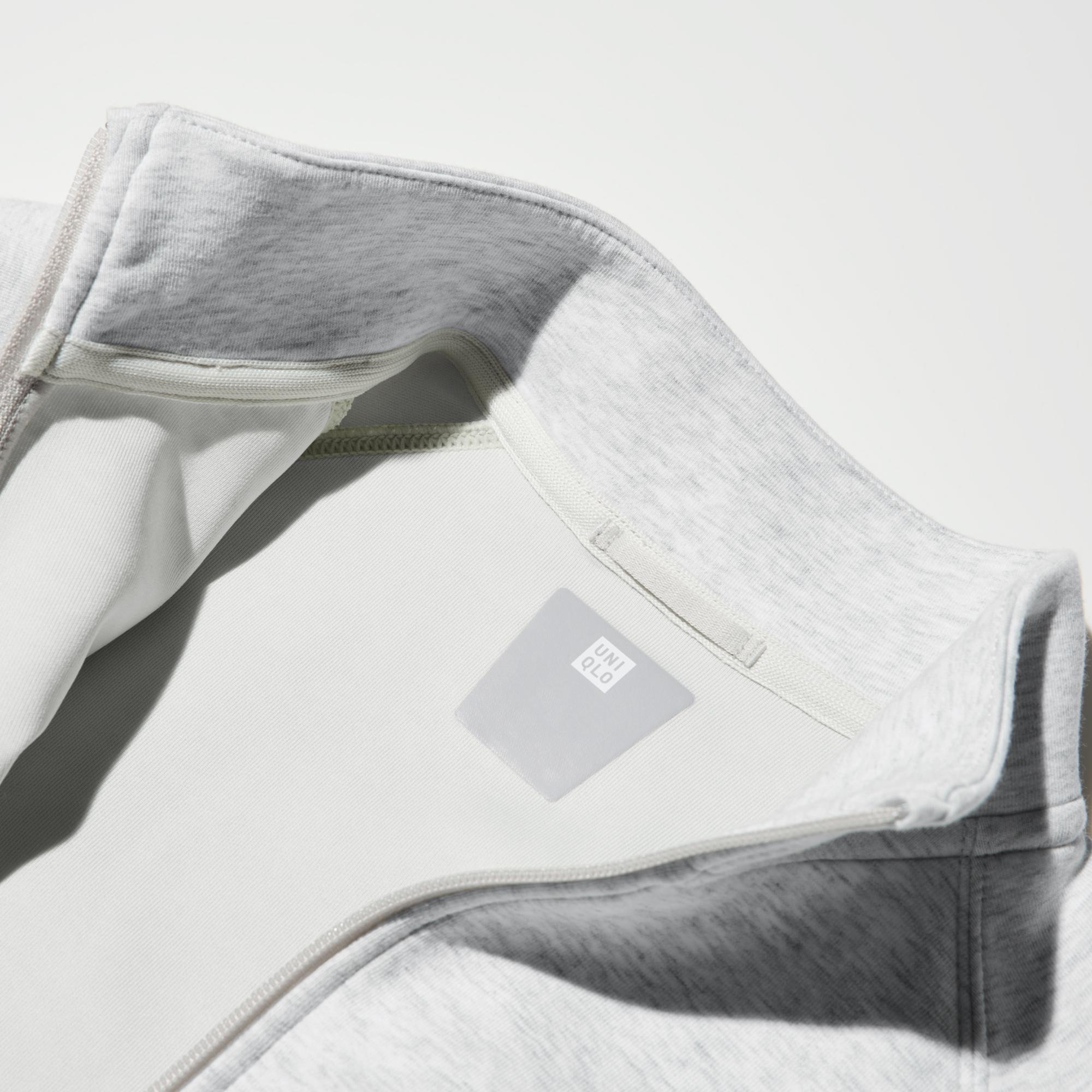 The back collar seam is covered with tape for comfort.