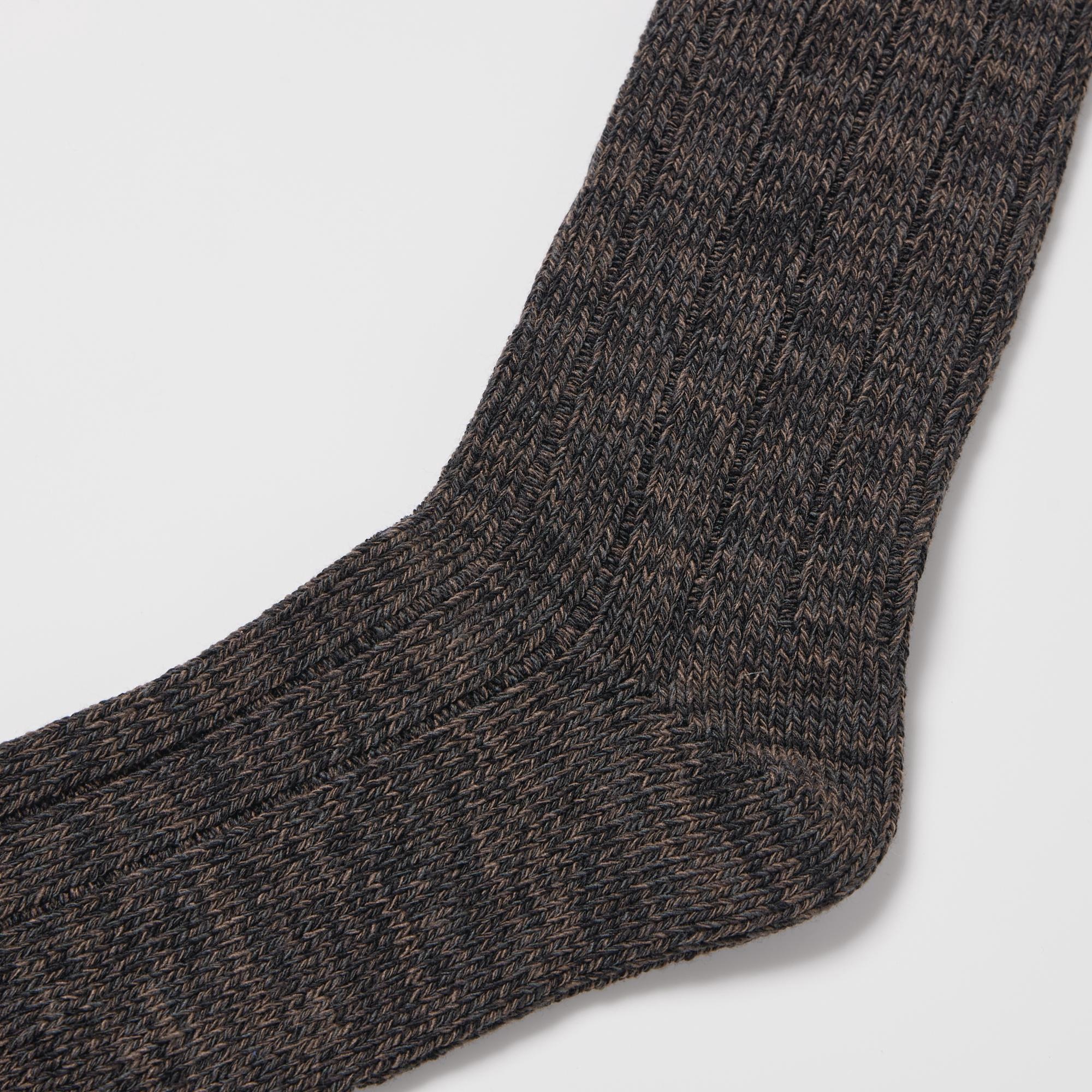 The toe and heel are reinforced to prevent holes and provide long-lasting wear.