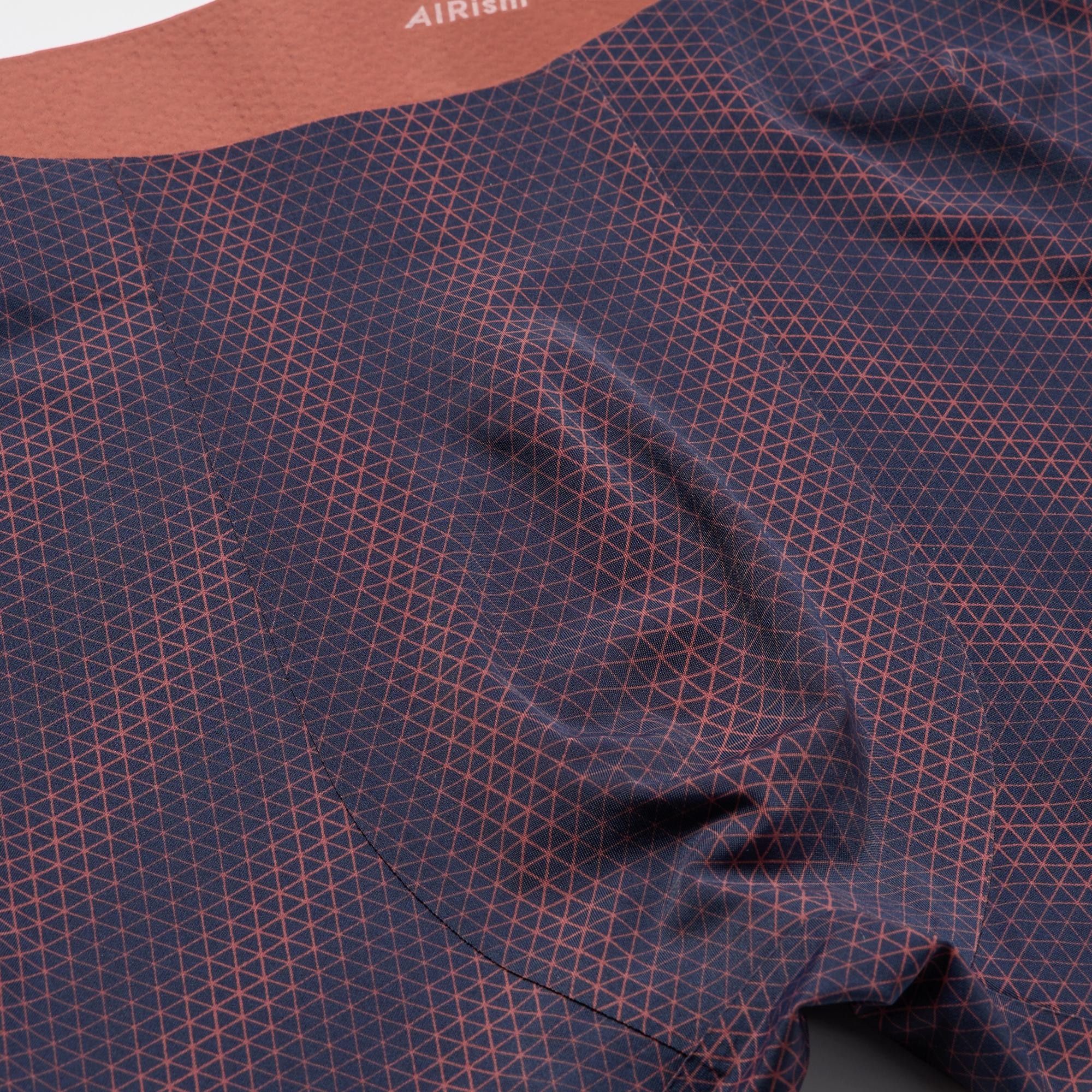 Mock fly type. Regular waist. Three-dimensional front design.