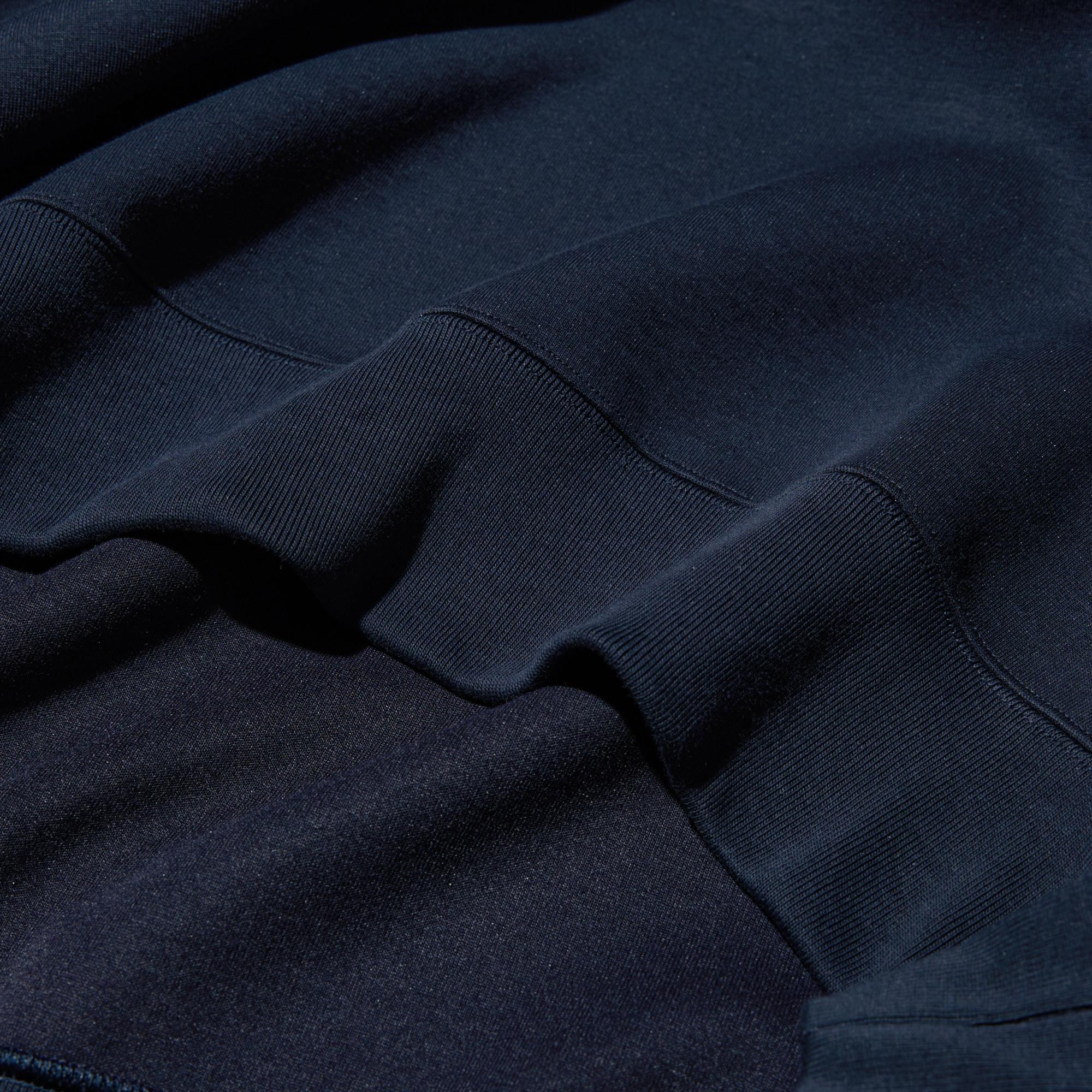 Crisp, supple cotton on the outside. Comfortable polyester on the inside.