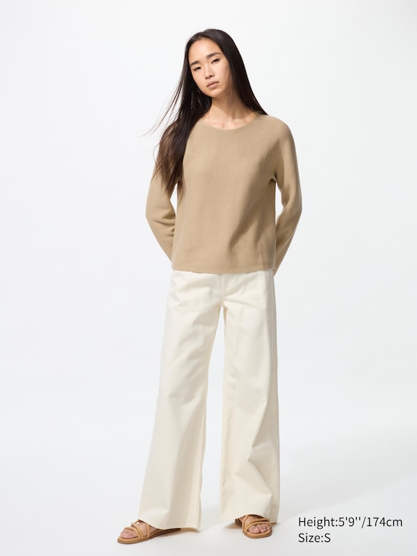 3D Knit Cotton Sweater
