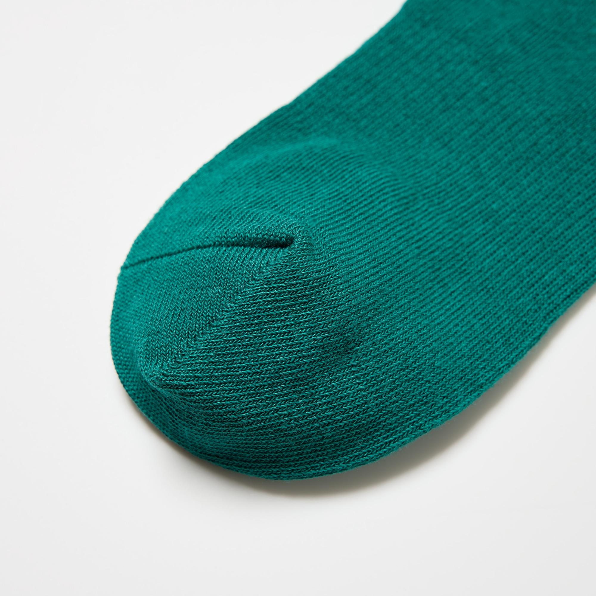 Reinforced toes and heels to prevent holes.