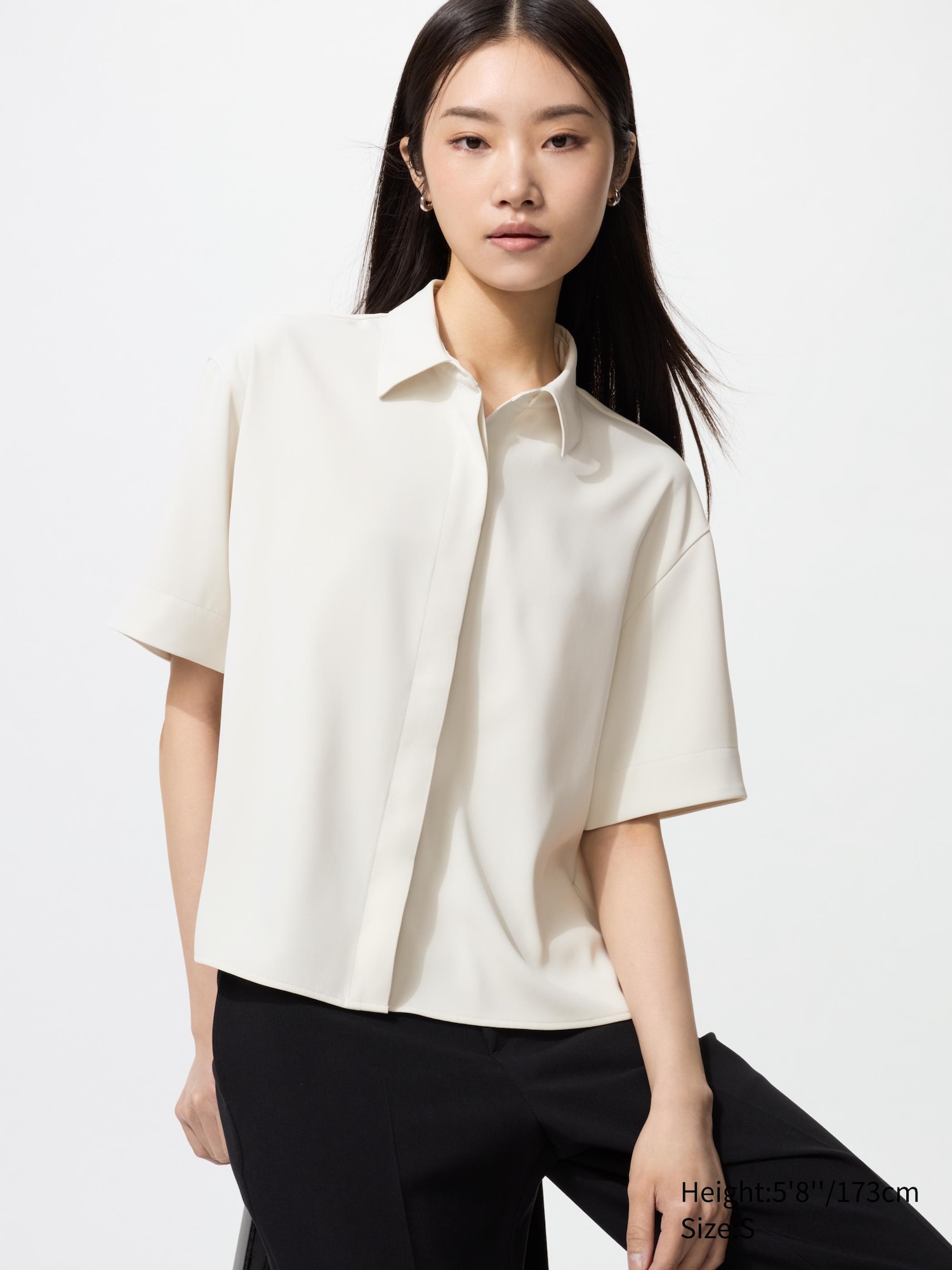 Linen Blend Volume Sleeve Blouse | Printed | UNIQLO US