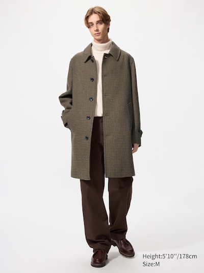 Balmacaan Coat | Checked