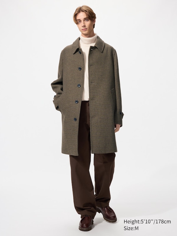 Balmacaan Coat | Checked