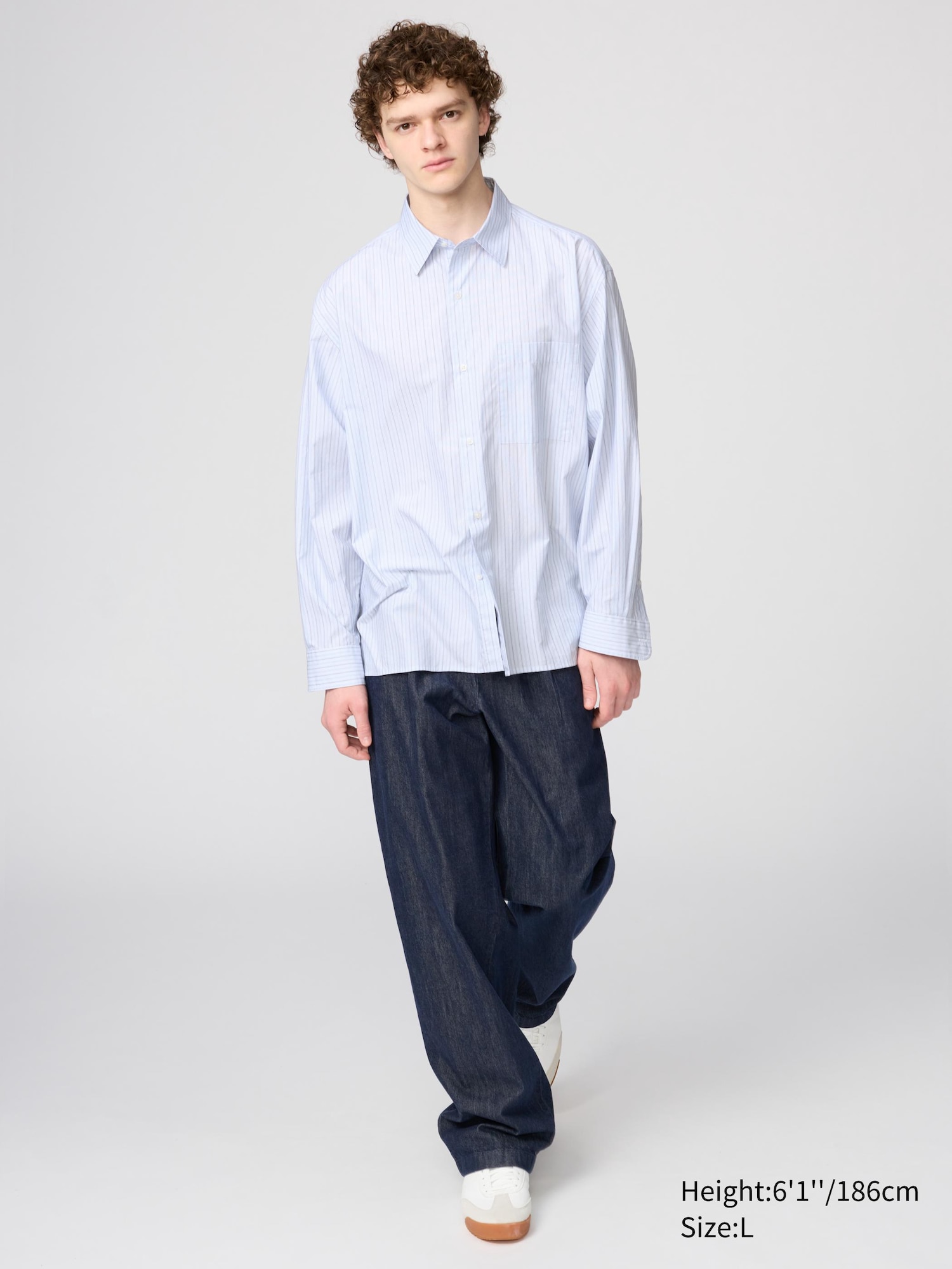 トップス GO TO HOLLYWOOD/Broadcloth Striped Shirt Broadcloth Shirt | Striped | UNIQLO US