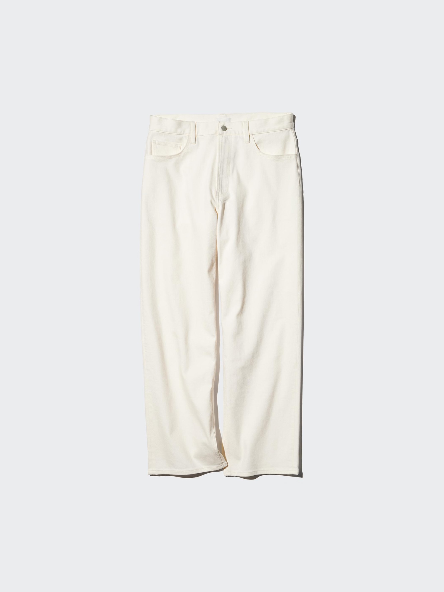 Wide Straight Stretch Jeans