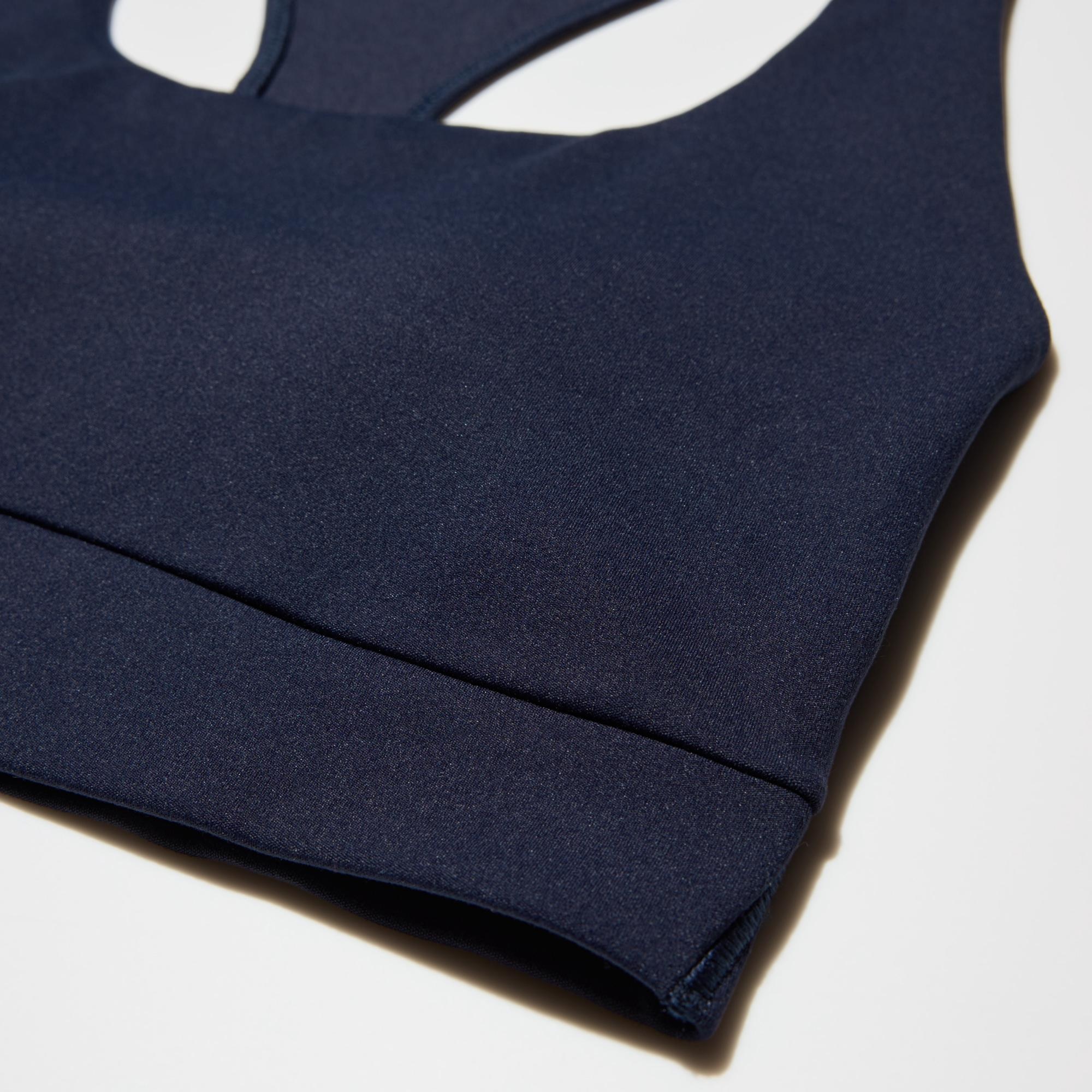 Built-in power mesh at the front provides support during exercise.
