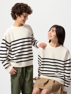 Washable Milano Ribbed Sweater | Striped
