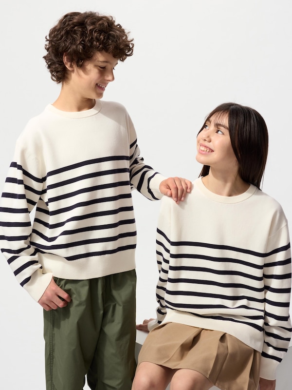 Washable Milano Ribbed Sweater | Striped