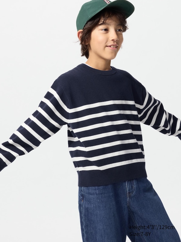 Washable Milano Ribbed Sweater | Striped