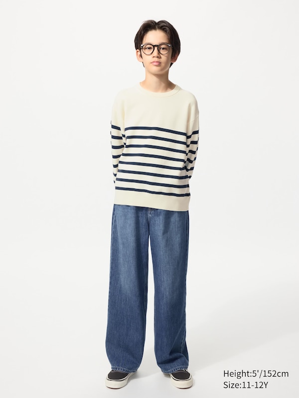 Washable Milano Ribbed Sweater | Striped