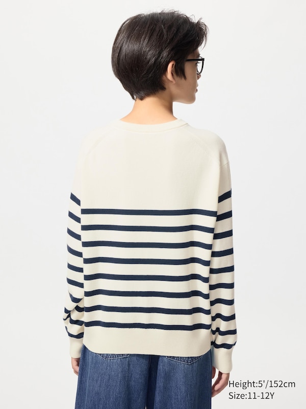 Washable Milano Ribbed Sweater | Striped