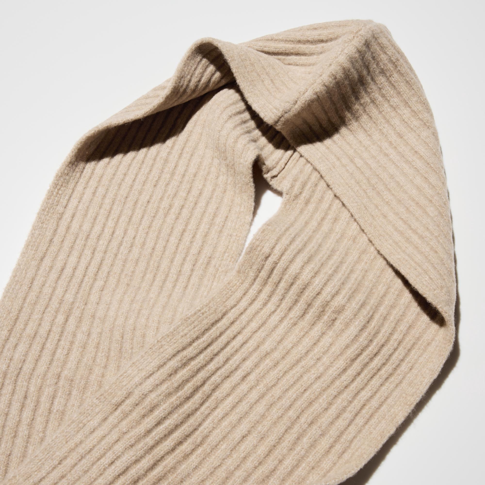 Women's Souffle Yarn Chunky Hooded Scarf | UNIQLO US