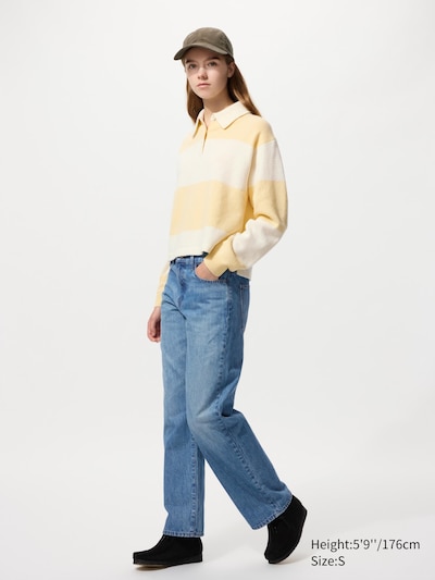 Lambswool Polo Sweater | Striped