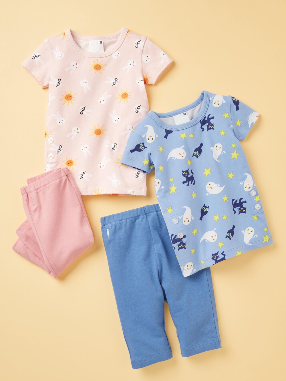 Uniqlo Baby The Picture Book Collection DRY Pajamas | Short Sleeve — фото 2