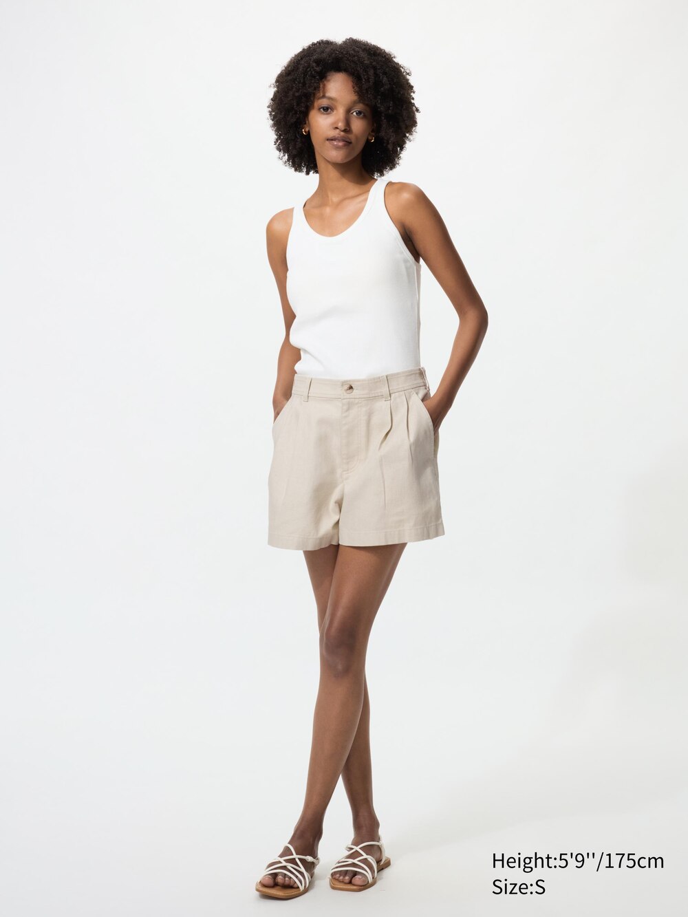 Uniqlo Linen Cotton Shorts — фото 2