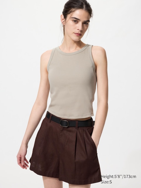 Uniqlo Ribbed Cropped Bra Top