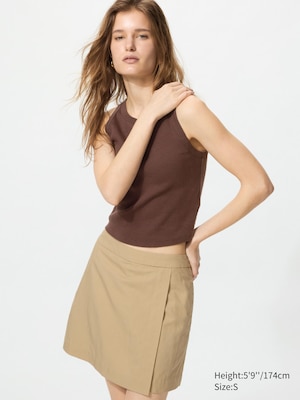 Ribbed Cropped Bra Top