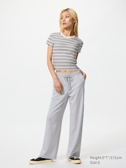Stretch Jersey Easy Pants | Cotton Blend