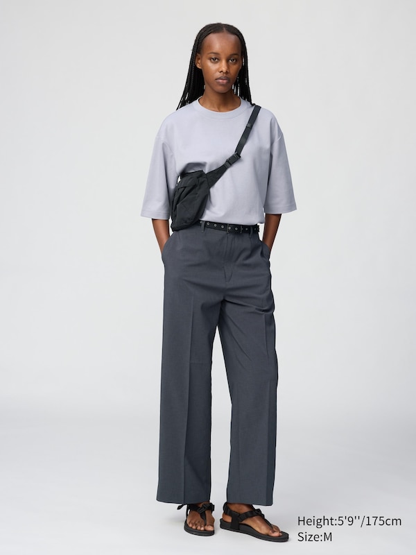 AIRism Cotton Crew Neck Oversized T-Shirt