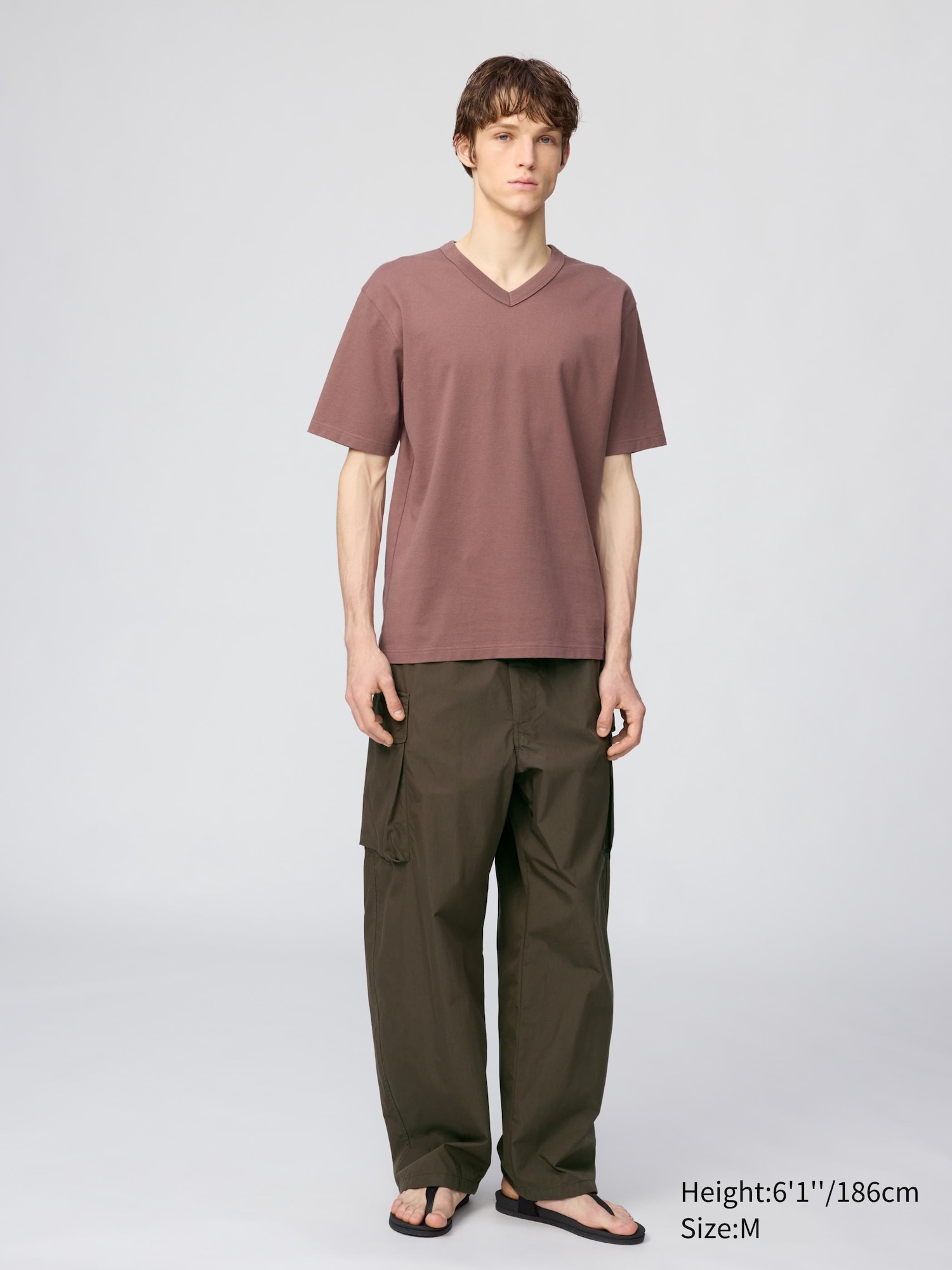 Men's V-Neck T-Shirt | UNIQLO US