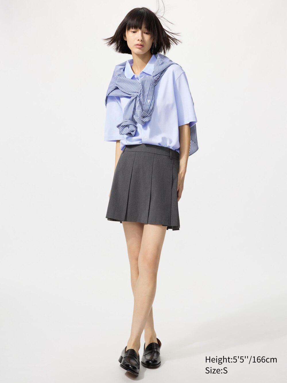 Uniqlo AIRism Cotton Pique Full Open Polo Shirt — фото 5