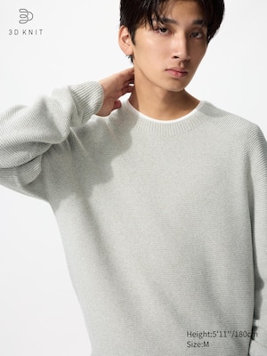 Washable 3D Knit Sweater