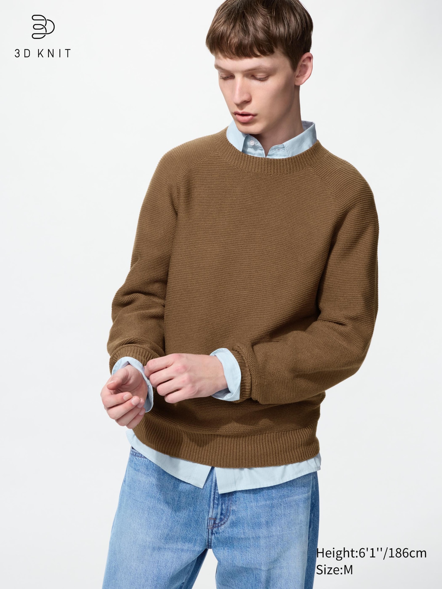 Washable 3D Knit Sweater - thumbnail 8