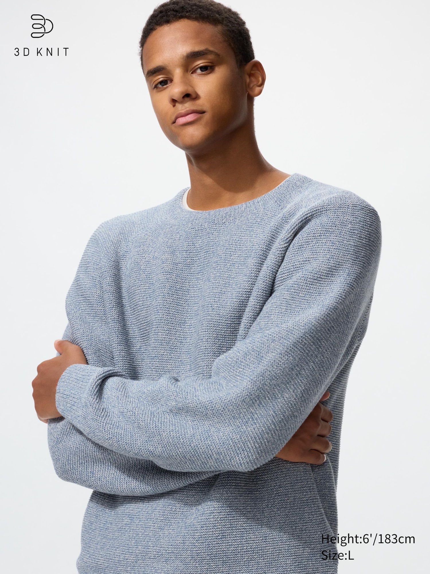 Washable 3D Knit Sweater