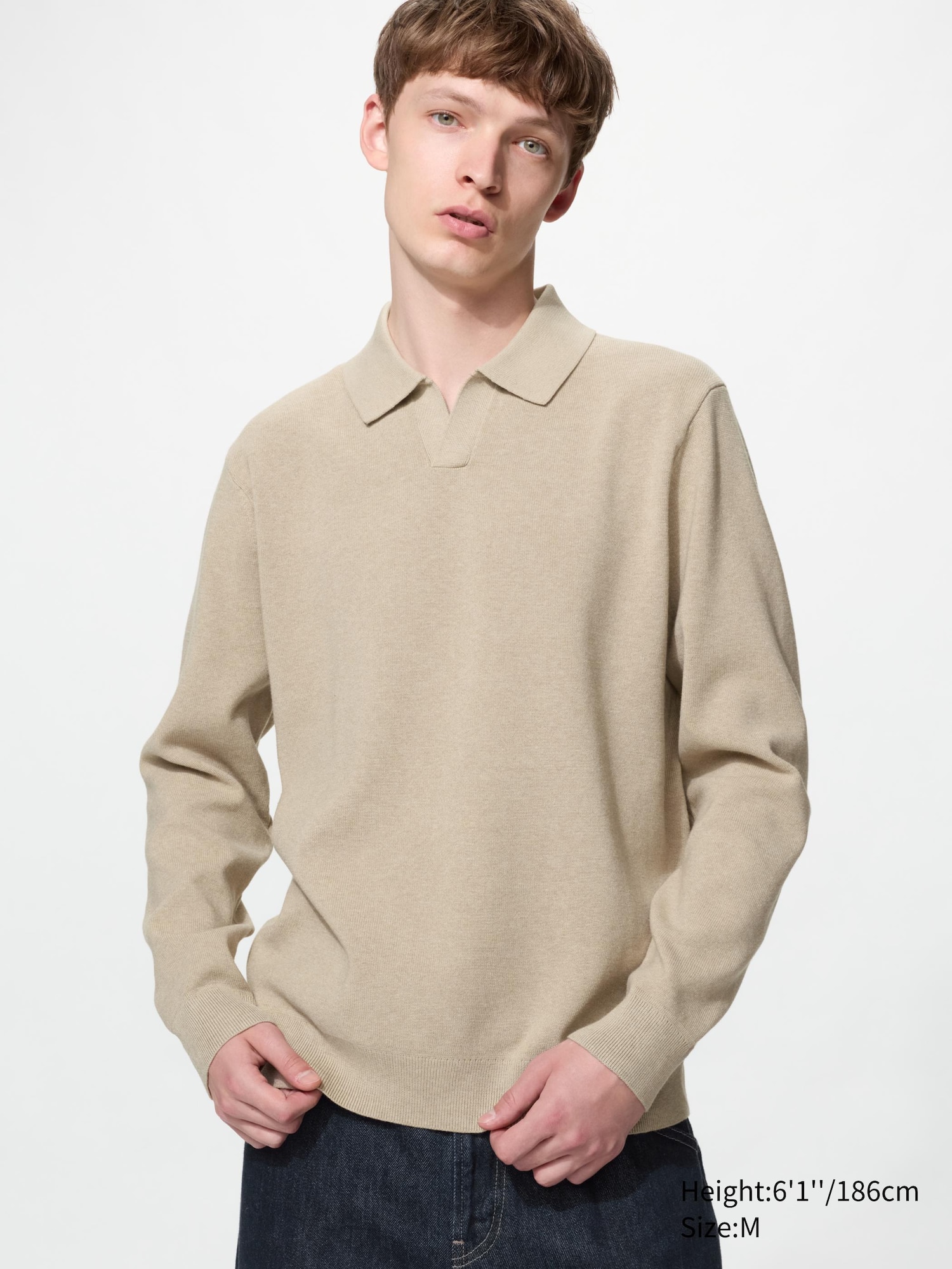 Men's Washable Milano Ribbed Polo Sweater | UNIQLO US