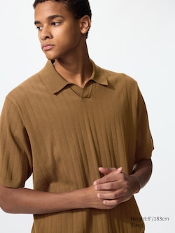 Washable Knitted Skipper Polo Sweater