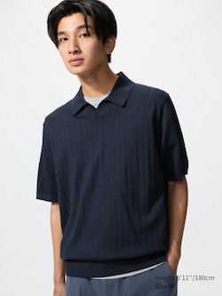 Washable Knitted Skipper Polo Sweater