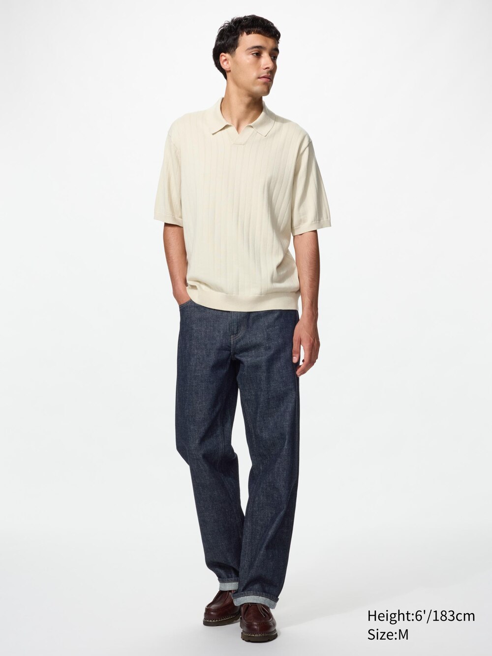 Uniqlo Washable Knitted Skipper Polo Sweater — фото 2