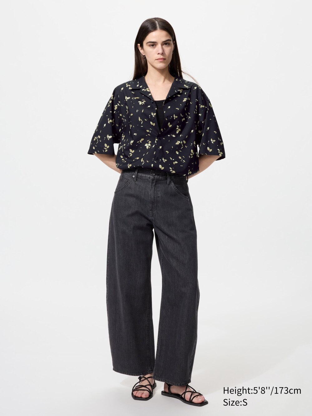 Uniqlo Open Collar Shirt | Short Sleeve | Printed — фото 3