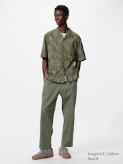 Open Collar Shirt | Short Sleeve | Printed