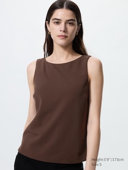 Crepe Jersey Boat Neck Bra Top