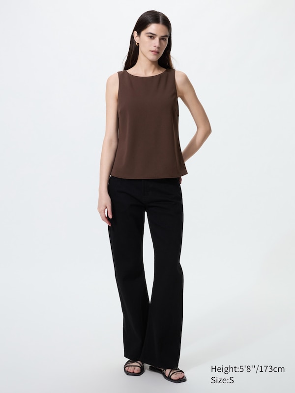 Crepe Jersey Boat Neck Bra Top