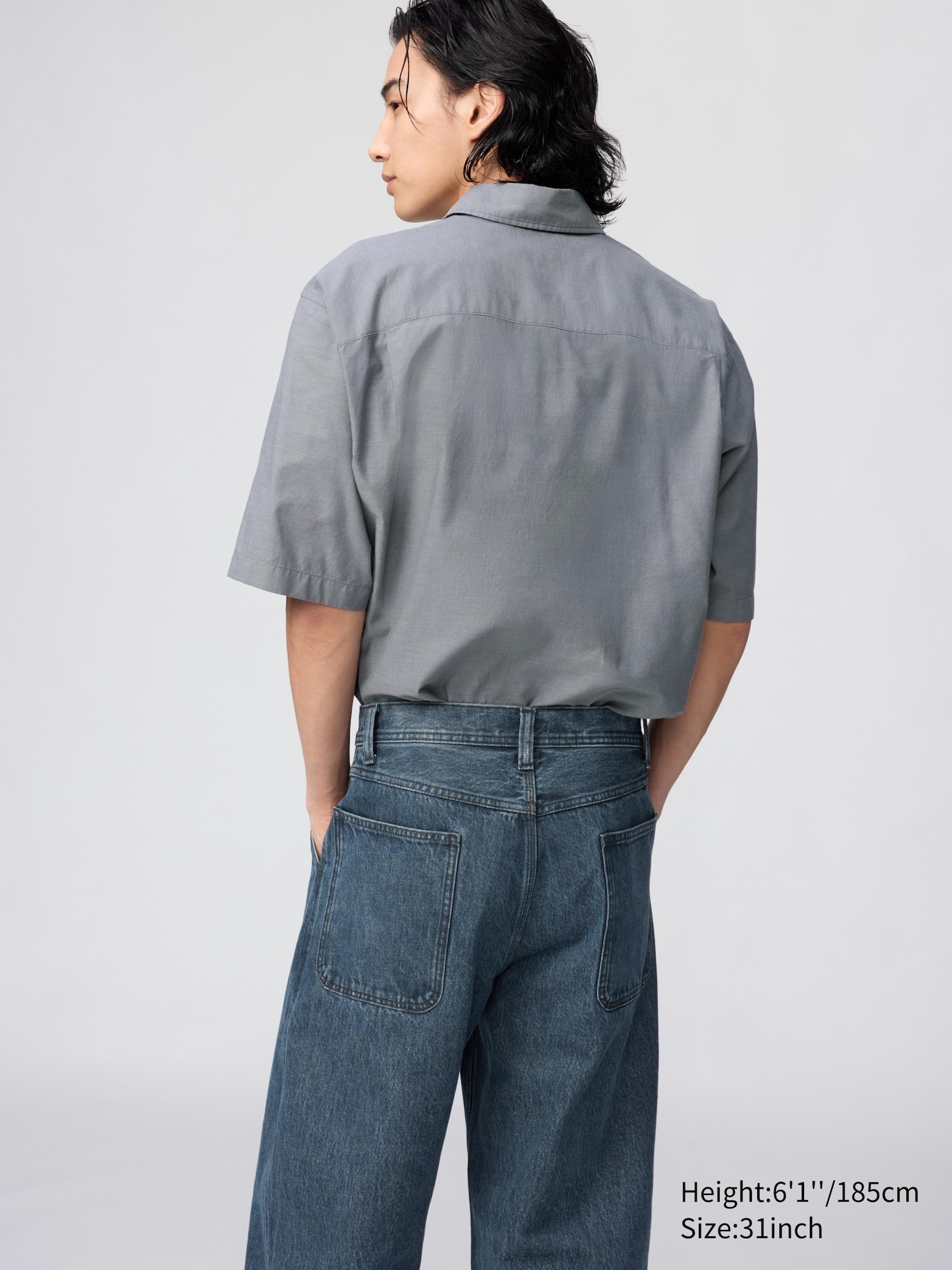 Men's Wide Tapered Jeans | UNIQLO US