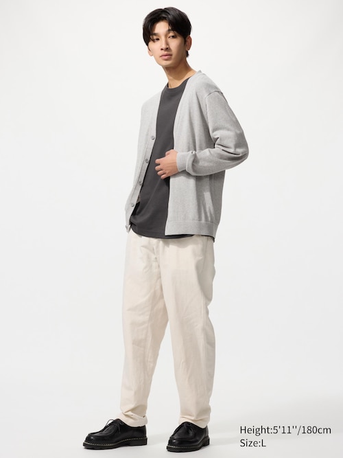 Linen Blend Relaxed Pants
