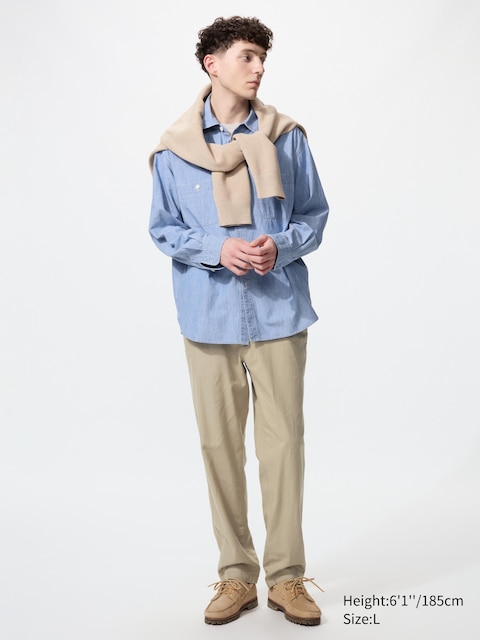Uniqlo Linen Blend Relaxed Pants