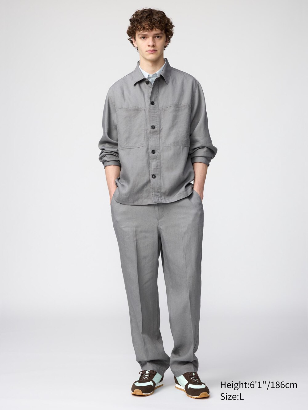 Uniqlo Premium Linen Wide Pants — фото 2