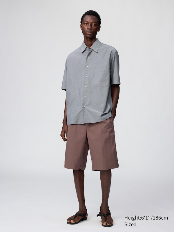 Pleated Wide Shorts | 12.5"