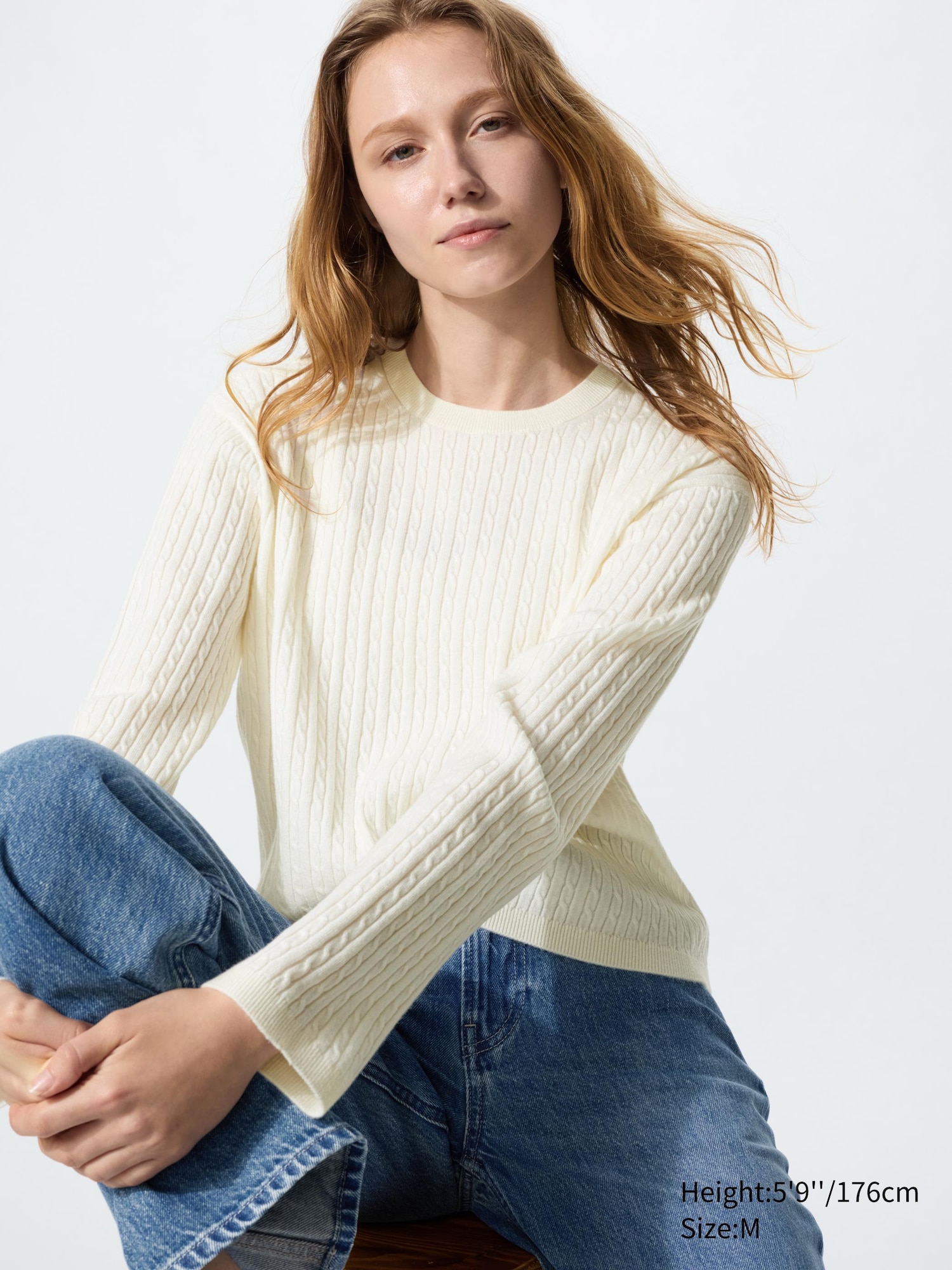 Women's Mini Cable Sweater | UNIQLO US