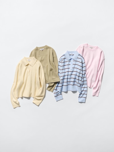 Smooth Cotton Polo Sweater